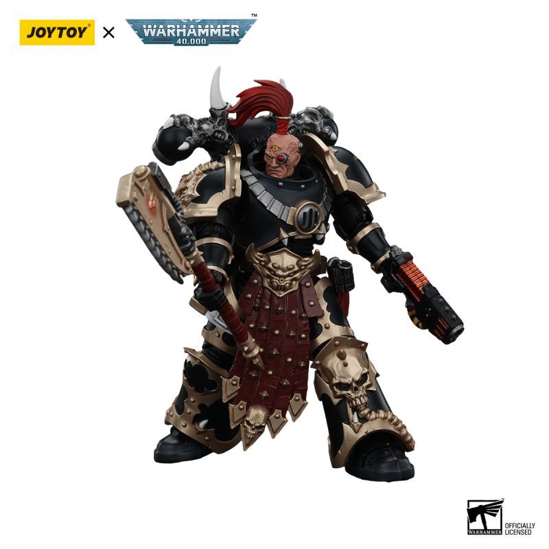 [Pre-sale] JOYTOY Warhammer 40K Chaos Space Marines Black Legion Chosen with Plasma Pistol and Power Axe