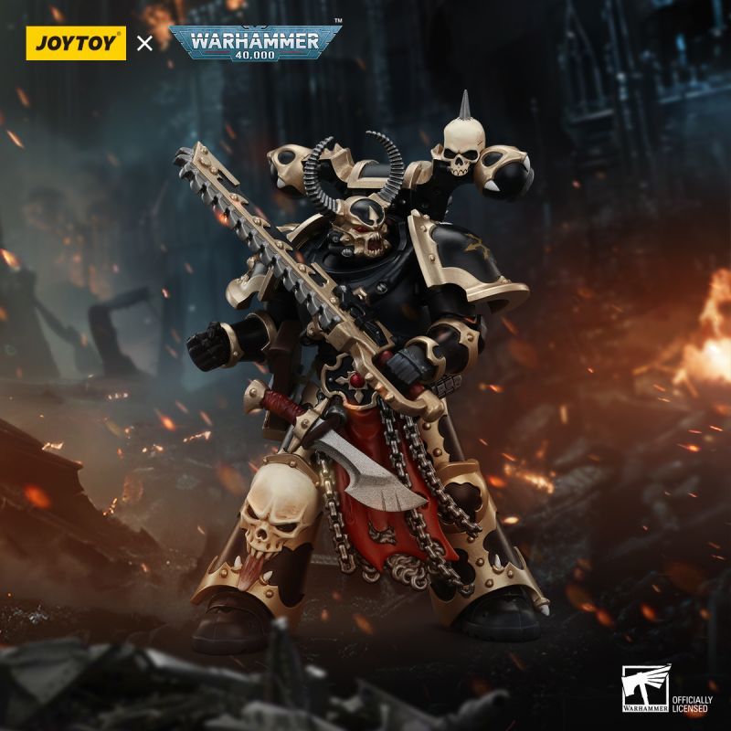 [Pre-sale] JOYTOY Warhammer 40K Chaos Space Marines Black Legion Chosen with Combi-melta and chainsword