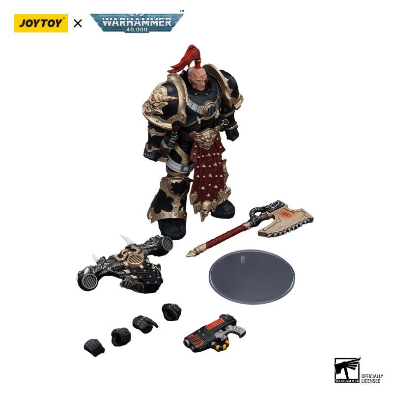 [Pre-sale] JOYTOY Warhammer 40K Chaos Space Marines Black Legion Chosen with Plasma Pistol and Power Axe