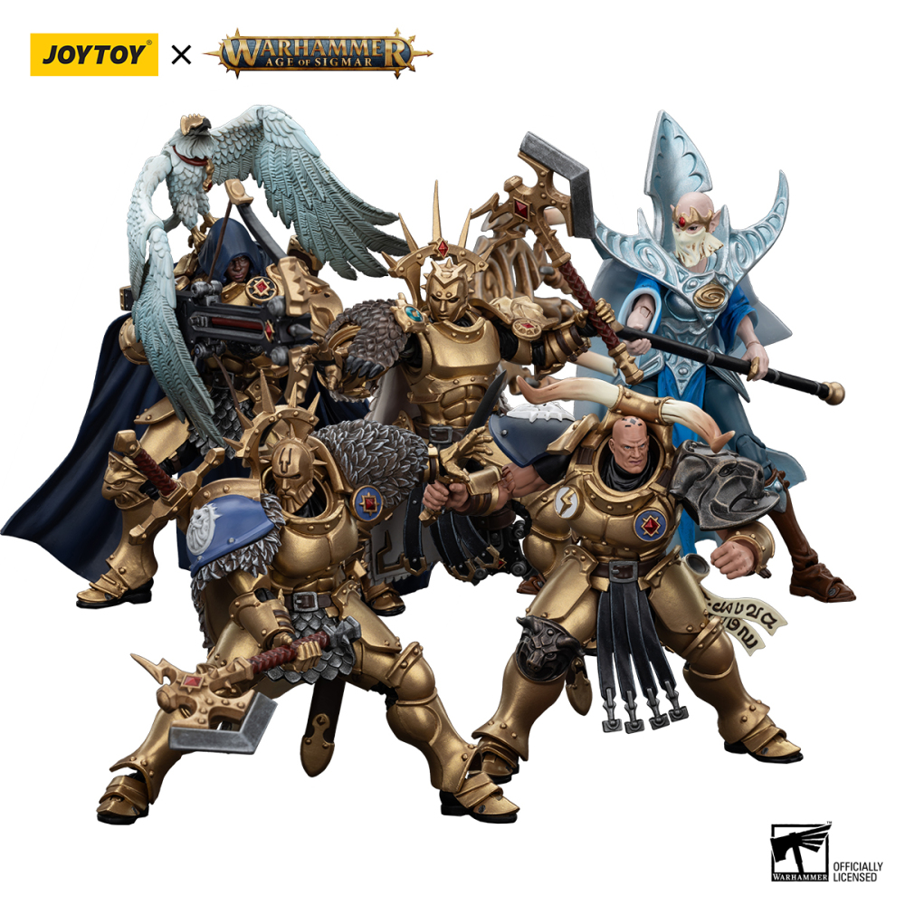 [Pre-sale] JOYTOY Warhammer AGE OF SIGMAR Stormcast Eternals The Blacktalons Hendrick, The Silver Wolf
