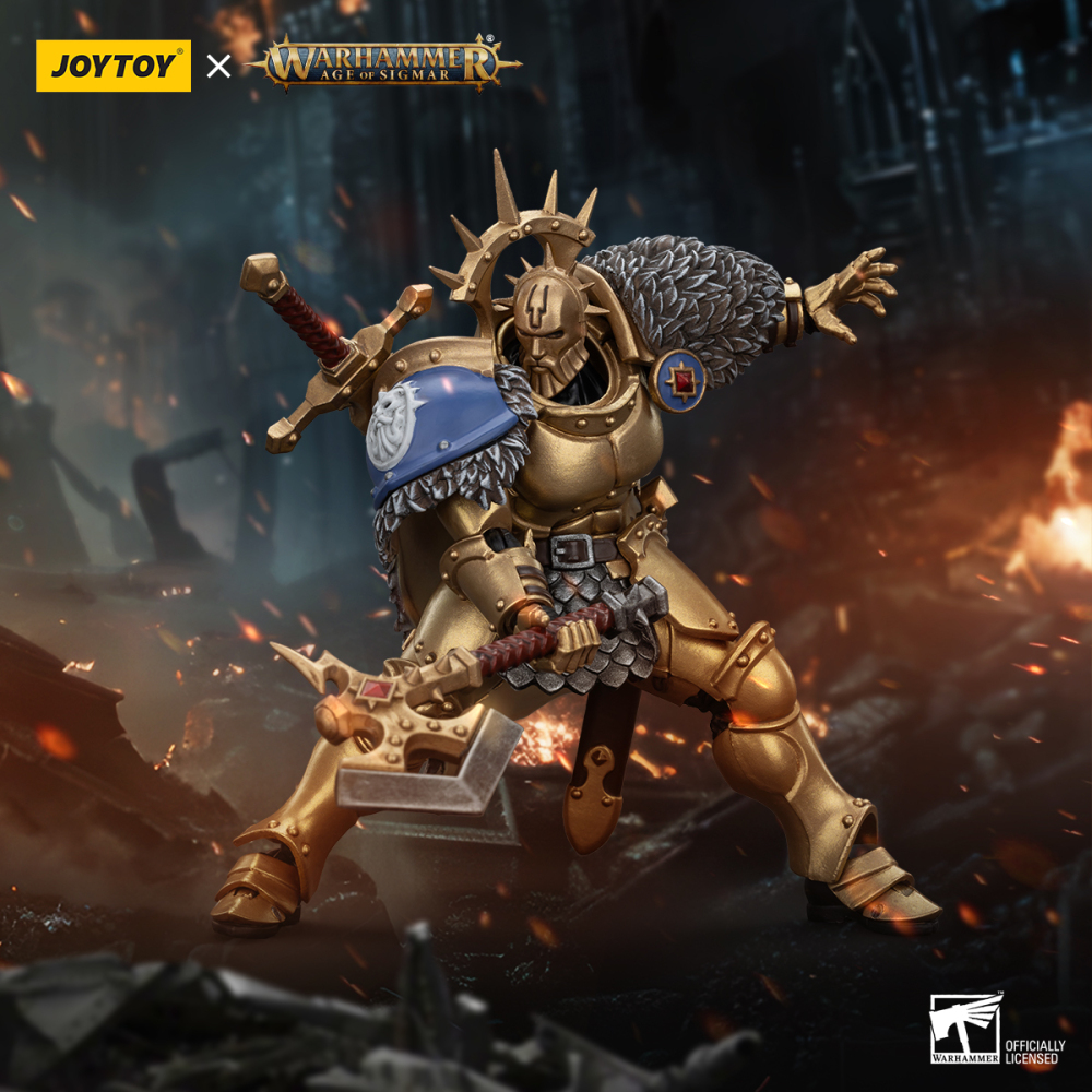 [Pre-sale] JOYTOY Warhammer AGE OF SIGMAR Stormcast Eternals The Blacktalons Hendrick, The Silver Wolf