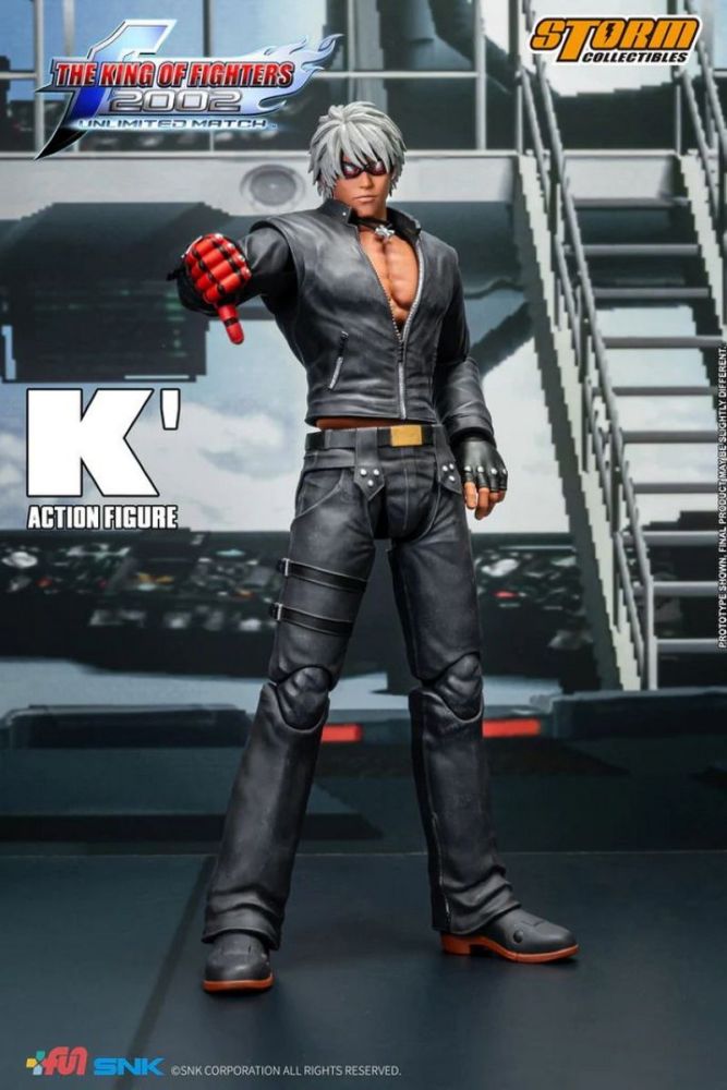 [In stock]Storm Toys The King of Fighters 2002 Unlimited Match K' Exclusive Action Figure