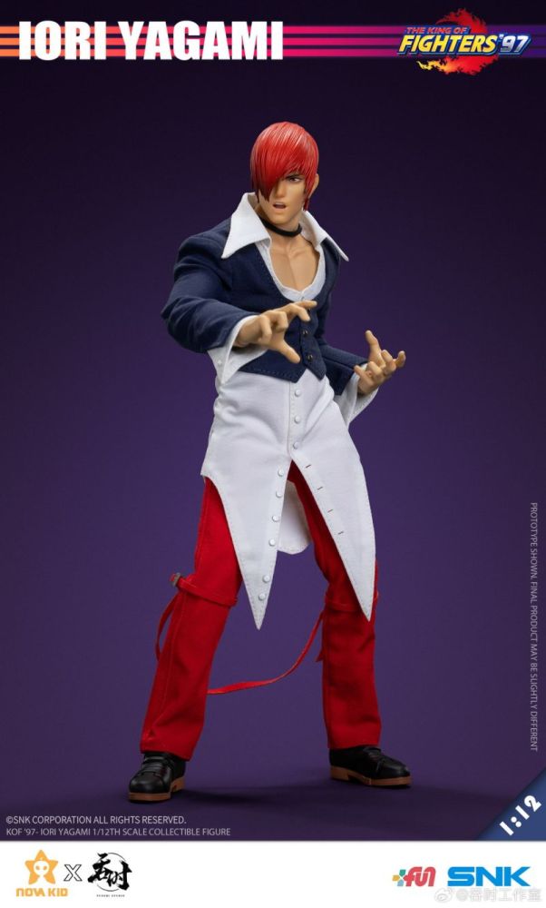[In stock] Tunshi Studio The King of Fighters '97 Iori Yagami  Action Figure (with Bonus)