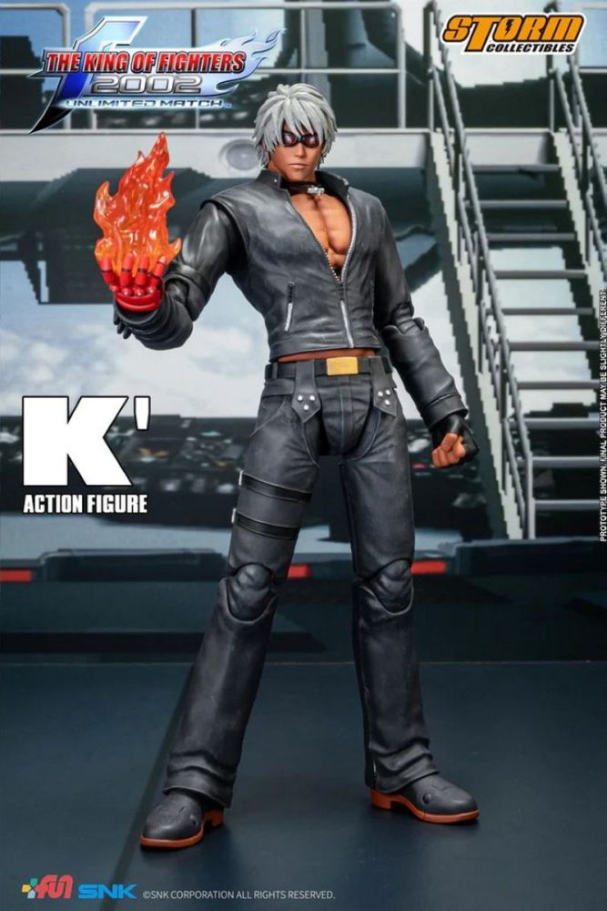[In stock]Storm Toys The King of Fighters 2002 Unlimited Match K' Exclusive Action Figure