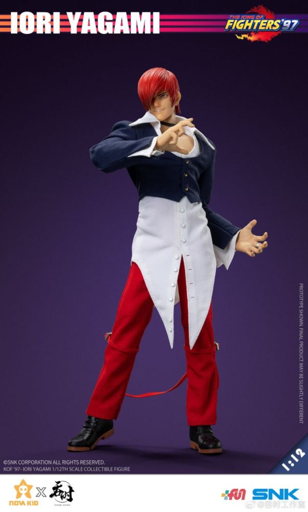 [In stock] Tunshi Studio The King of Fighters '97 Iori Yagami  Action Figure (with Bonus)