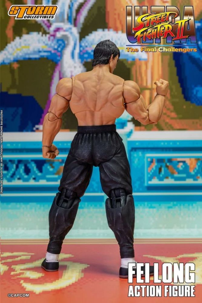 [In stock]Storm Toys Ultra Street Fighter II: The Final Challengers Fei Long  Exclusive Action Figure
