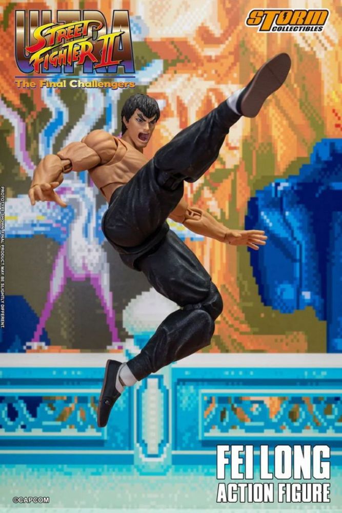 [In stock]Storm Toys Ultra Street Fighter II: The Final Challengers Fei Long  Exclusive Action Figure