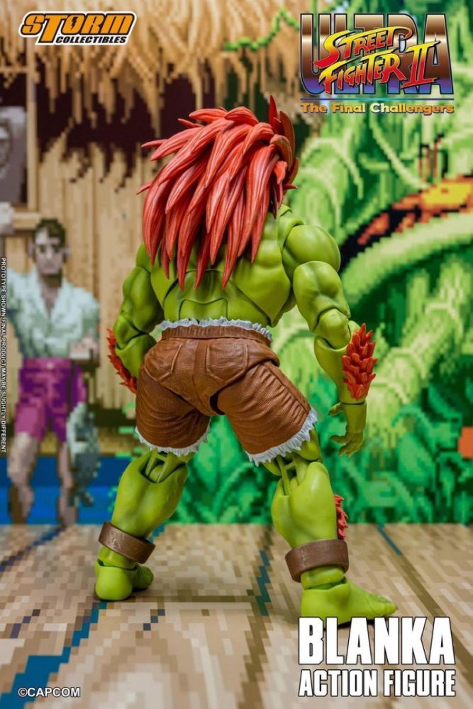 [In stock]Storm Toys Ultra Street Fighter II: The Final Challengers Blanka Action Figure