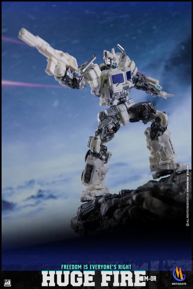 [In stock] MetaGate M-01R White Fire Optimus Prime