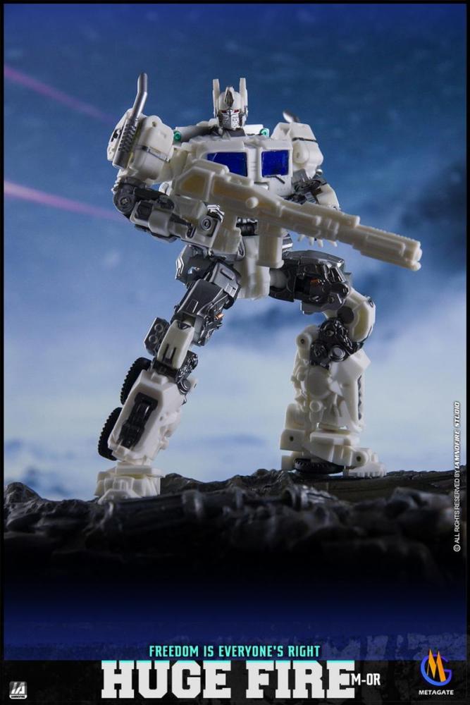 [In stock] MetaGate M-01R White Fire Optimus Prime