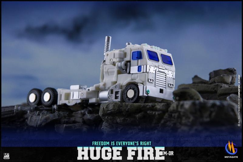 [In stock] MetaGate M-01R White Fire Optimus Prime