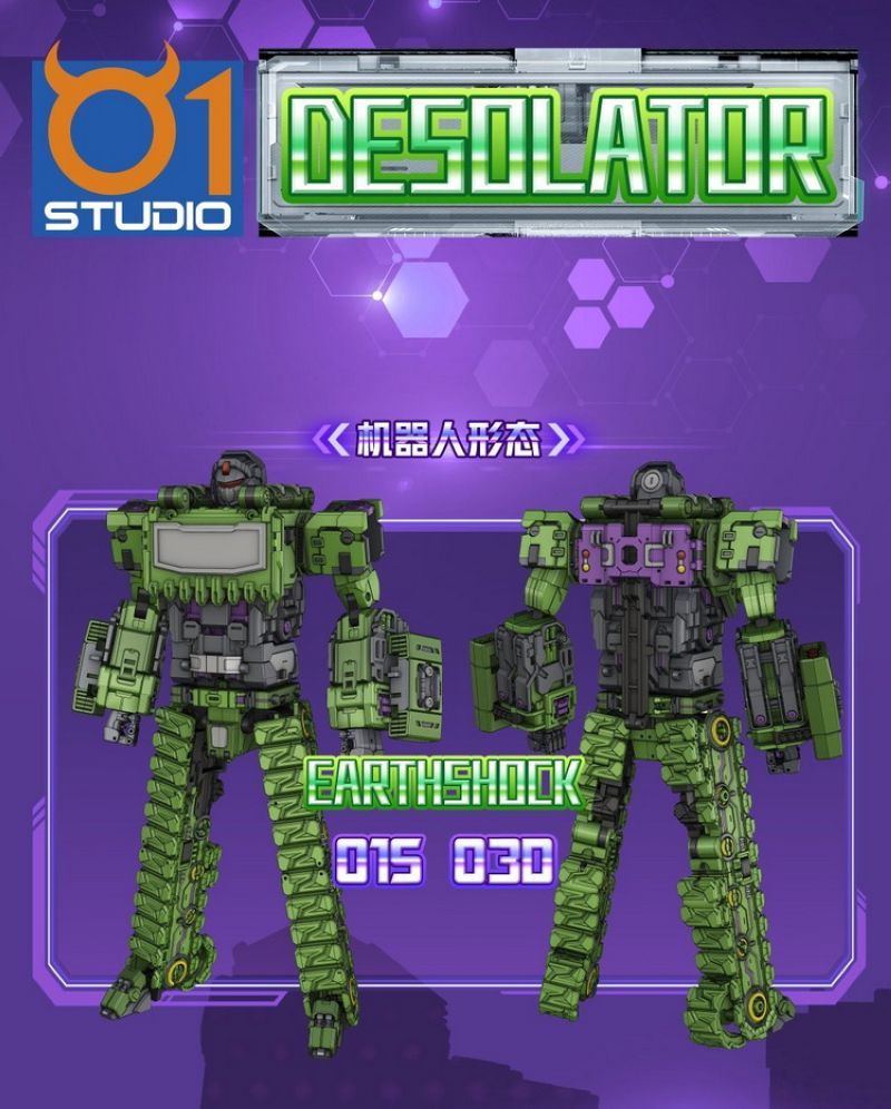 [Pre-sale] 01 Studio 03D Desolator Earthquake Bonecrusher