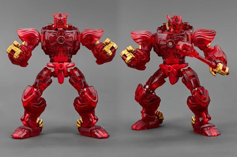[In stock] Robot Toys RT-01R Caesar Red Transparent Version