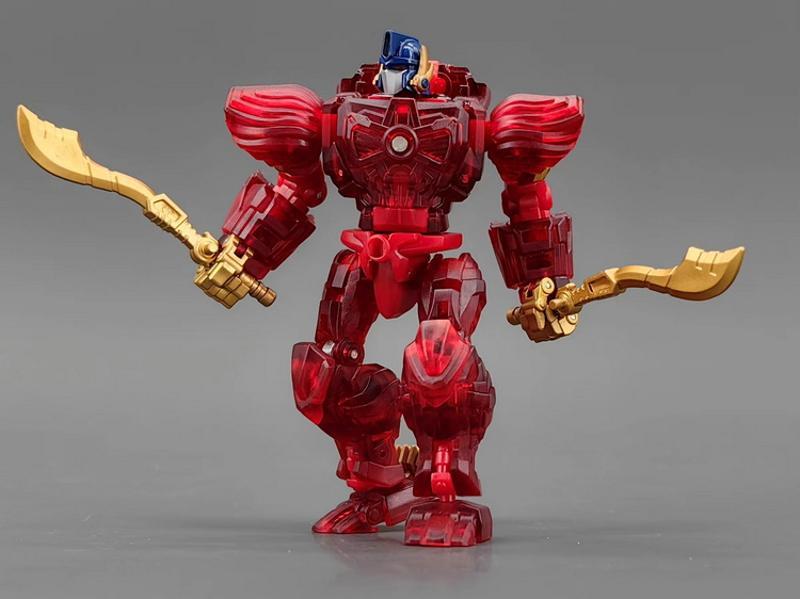 [In stock] Robot Toys RT-01R Caesar Red Transparent Version