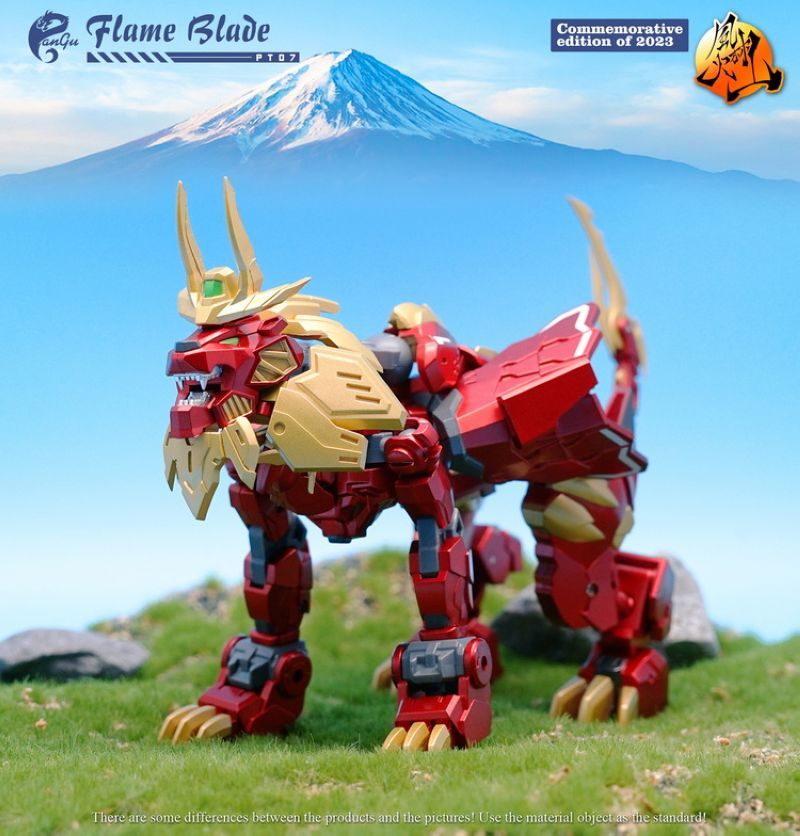 [In stock] Pangu Toys PT-07 The Blade of Fire Flame Blade Lio Convoy