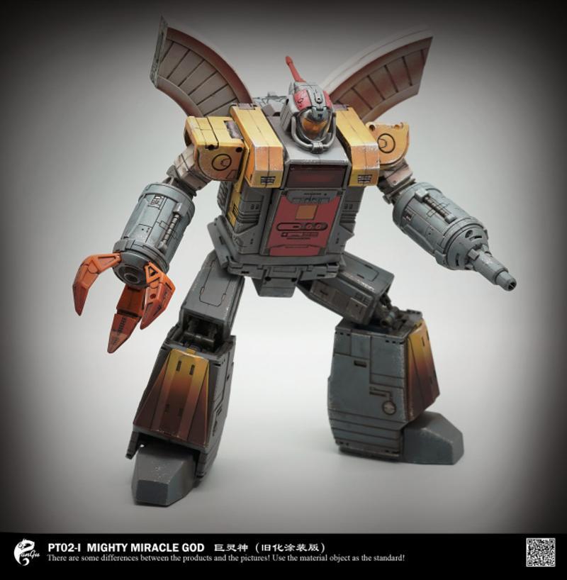 [In stock] Pangu Toys PT-02I Mighty Miracle God Omega Supreme Old Painted Version