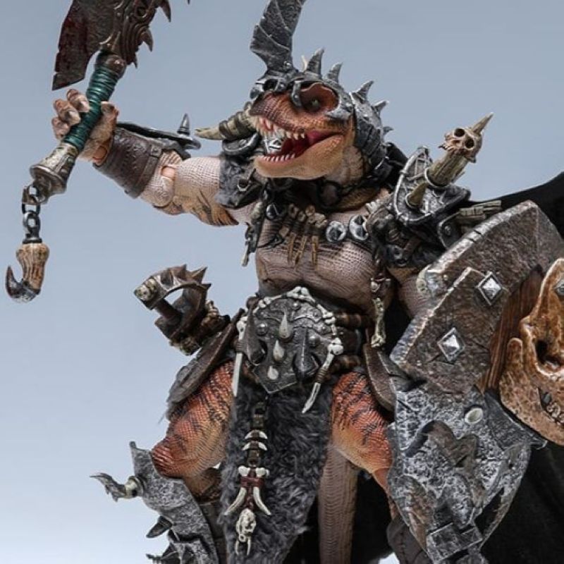 [In stock] Axytoys Dinosaur Battlefield Ceratosaurus Tribe Large Roof Deluxe Edition (Orange Ver.) Figure