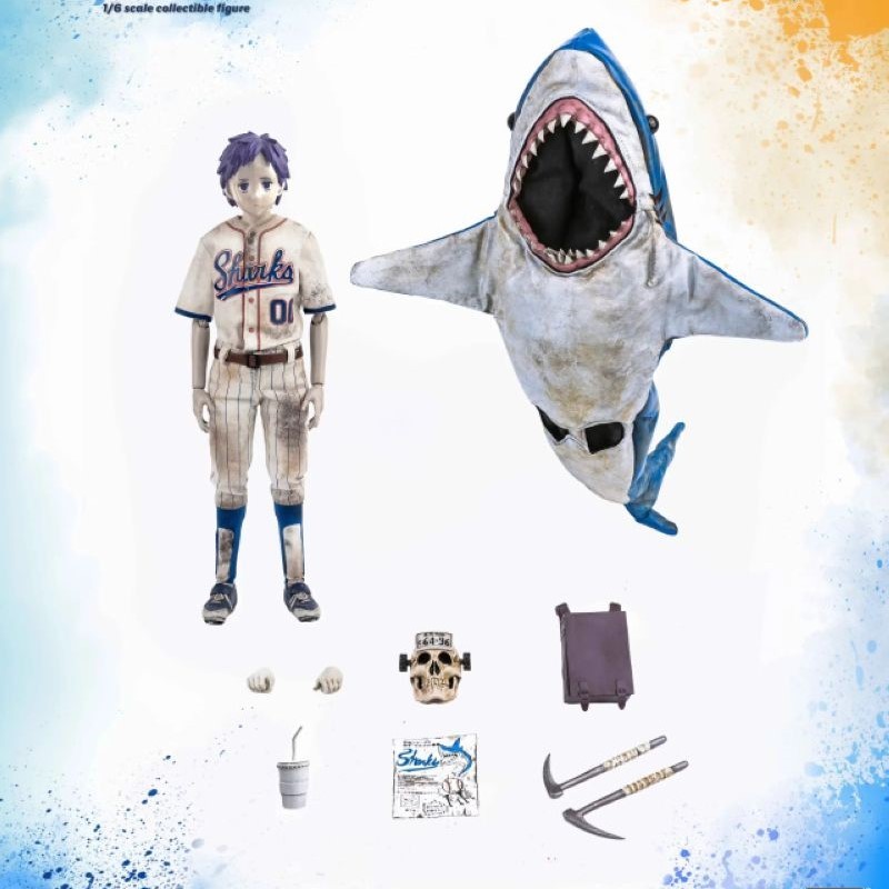 [Pre-sale] Threezero 3Z07150W0 Dorohedoro FigZero Ebisu (Peace Sharks Mascot Version)