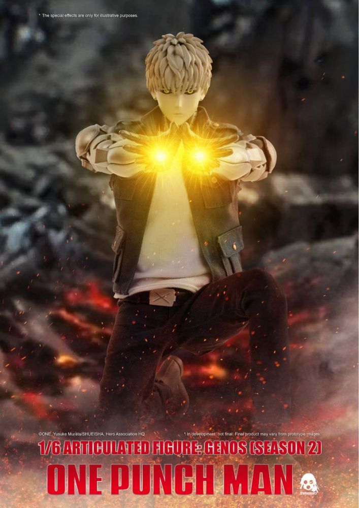 [In stock] Threezero ONE-PUNCH MAN Articulated Figure: Genos (SEASON 2) Standard Version
