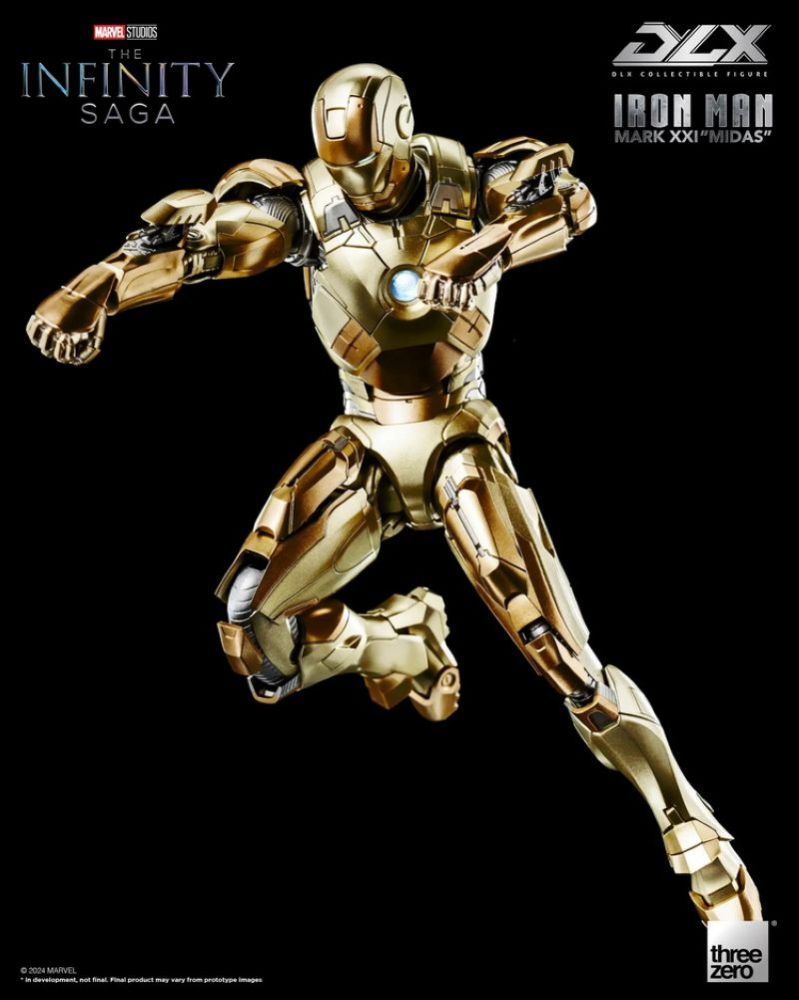 [Pre-sale] Threezero 3Z08300C0 DLX Marvel Studios: The Infinity Saga Iron Man Mark 21 Midas