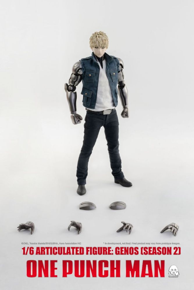 [In stock] Threezero ONE-PUNCH MAN Articulated Figure: Genos (SEASON 2) Standard Version