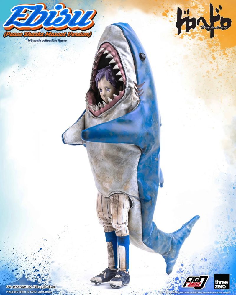 [Pre-sale] Threezero 3Z07150W0 Dorohedoro FigZero Ebisu (Peace Sharks Mascot Version)
