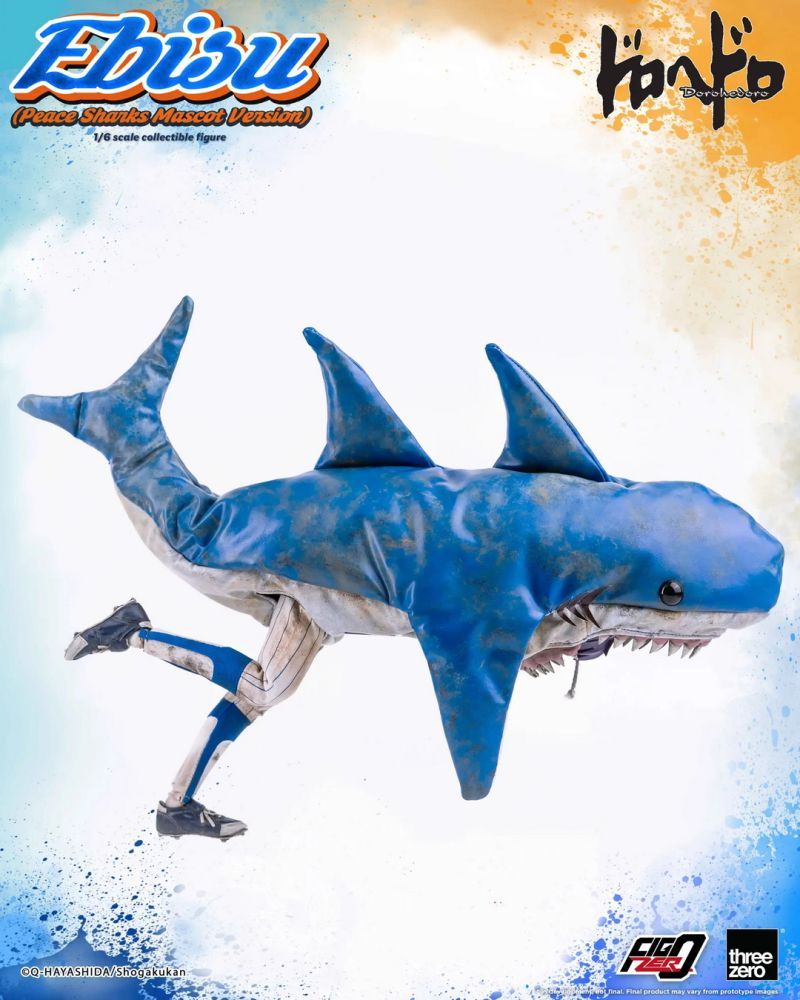 [Pre-sale] Threezero 3Z07150W0 Dorohedoro FigZero Ebisu (Peace Sharks Mascot Version)