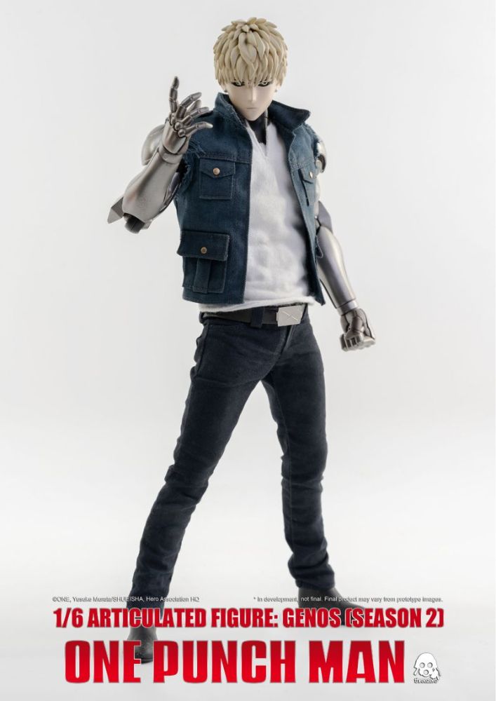 [In stock] Threezero ONE-PUNCH MAN Articulated Figure: Genos (SEASON 2) Standard Version