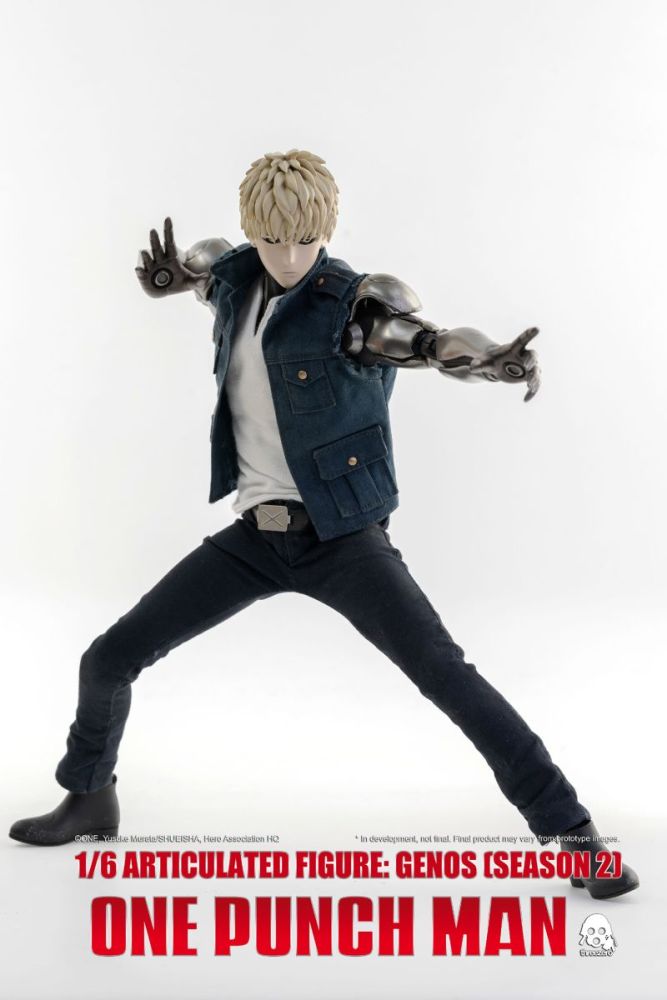 [In stock] Threezero ONE-PUNCH MAN Articulated Figure: Genos (SEASON 2) Standard Version