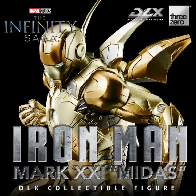 [Pre-sale] Threezero 3Z08300C0 DLX Marvel Studios: The Infinity Saga Iron Man Mark 21 Midas