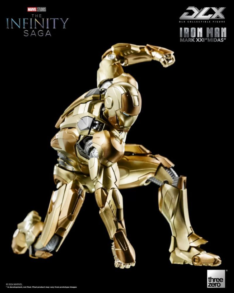 [Pre-sale] Threezero 3Z08300C0 DLX Marvel Studios: The Infinity Saga Iron Man Mark 21 Midas