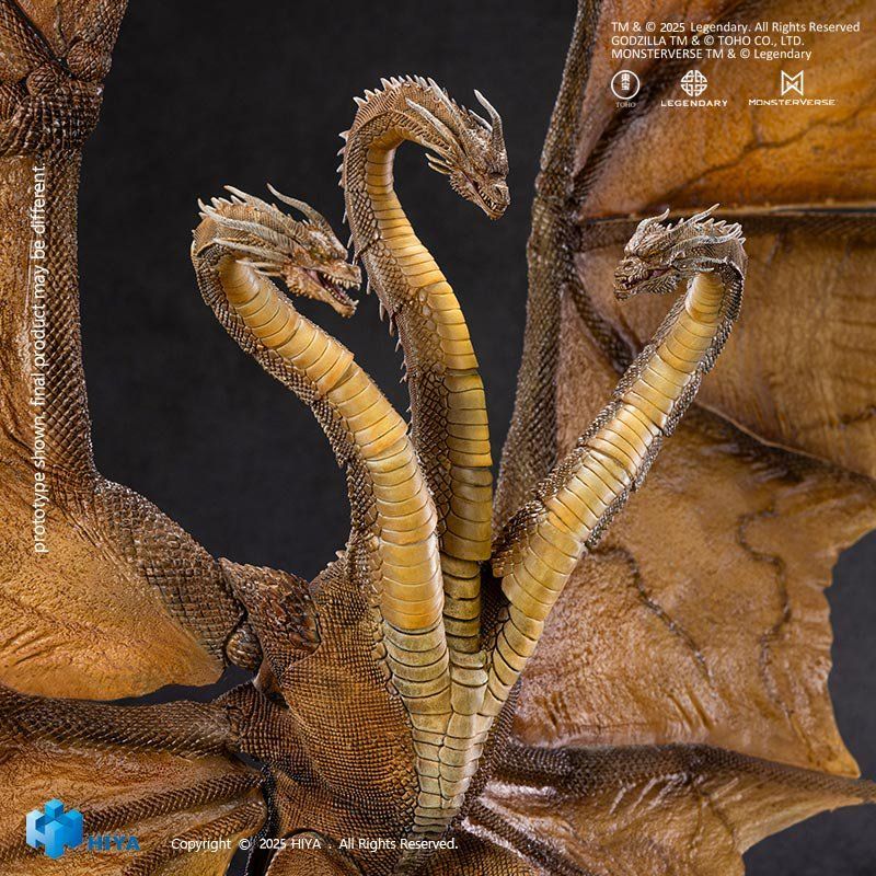 [Pre-sale] HIYA Exquisite Basic Series Godzilla:King of the Monsters （2019）King Ghidorah 2.0 Action Figure US Warehouse