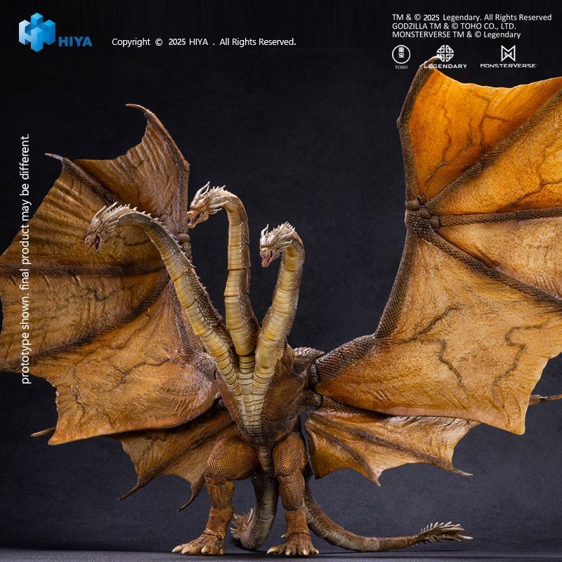 [Pre-sale] HIYA Exquisite Basic Series Godzilla:King of the Monsters （2019）King Ghidorah 2.0 Action Figure US Warehouse
