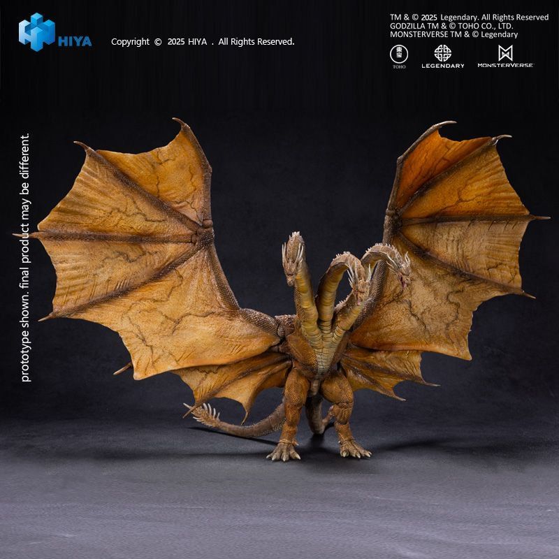 [Pre-sale] HIYA Exquisite Basic Series Godzilla:King of the Monsters （2019）King Ghidorah 2.0 Action Figure US Warehouse
