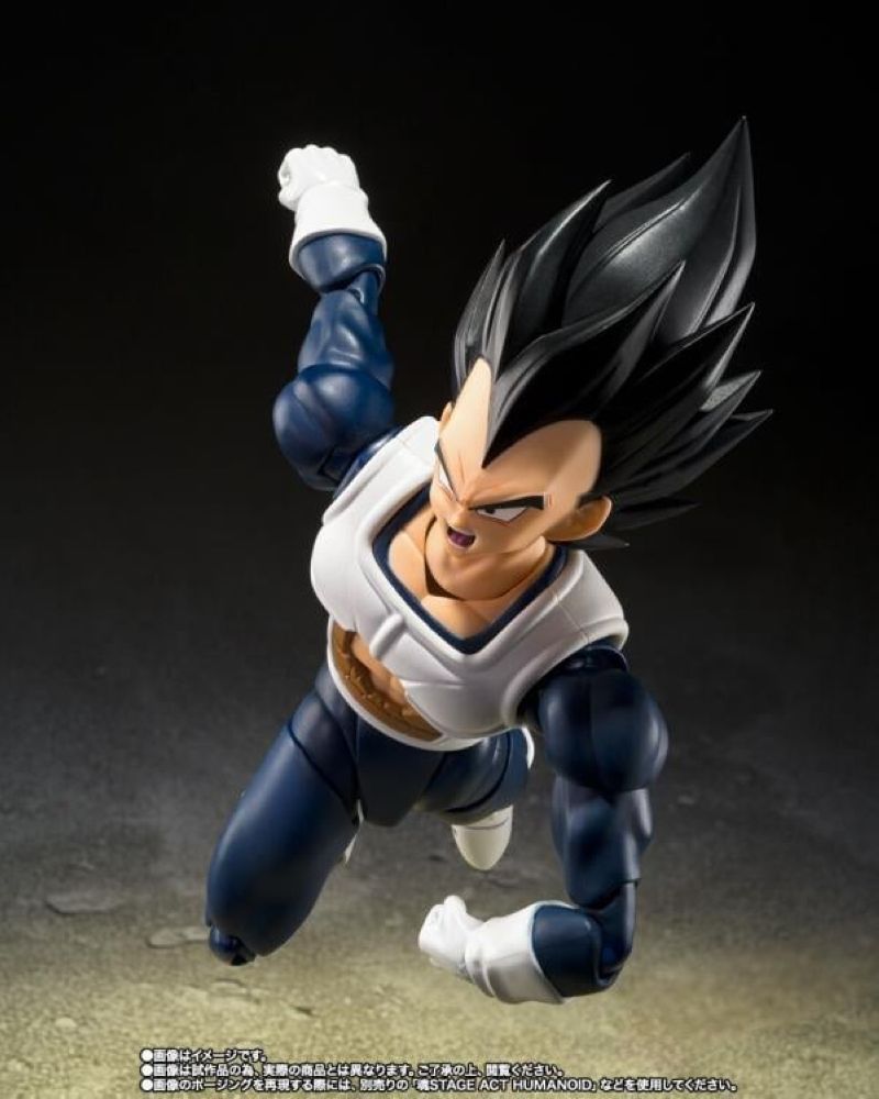 [In stock] Bandai Dragon Ball Z S.H.Figuarts Vegeta (Older Style Battle Clothes) Exclusive Action Figure