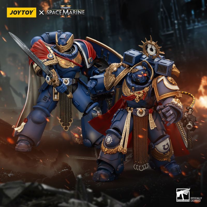 [Pre-sale] JOYTOY Warhammer 40K Ultramarines Marneus Calgar, Chapter Master with MKX Gravis Armour and Gauntlets of Ultramar