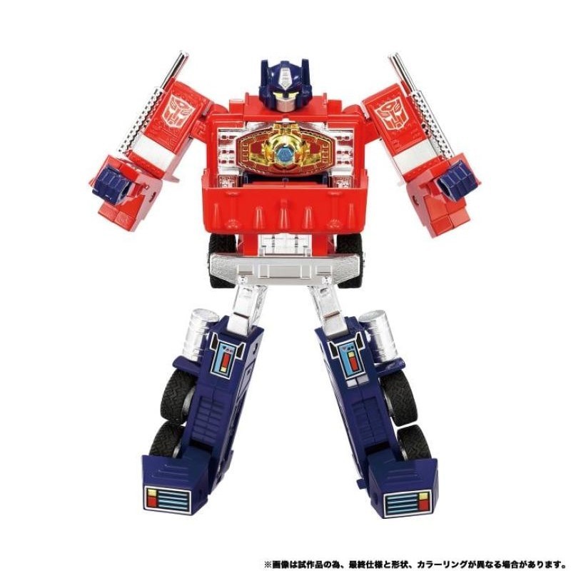 [In stock] TAKARA TOMY Transformers Masterpiece Missing Link C-01 Optimus Prime With Trailer