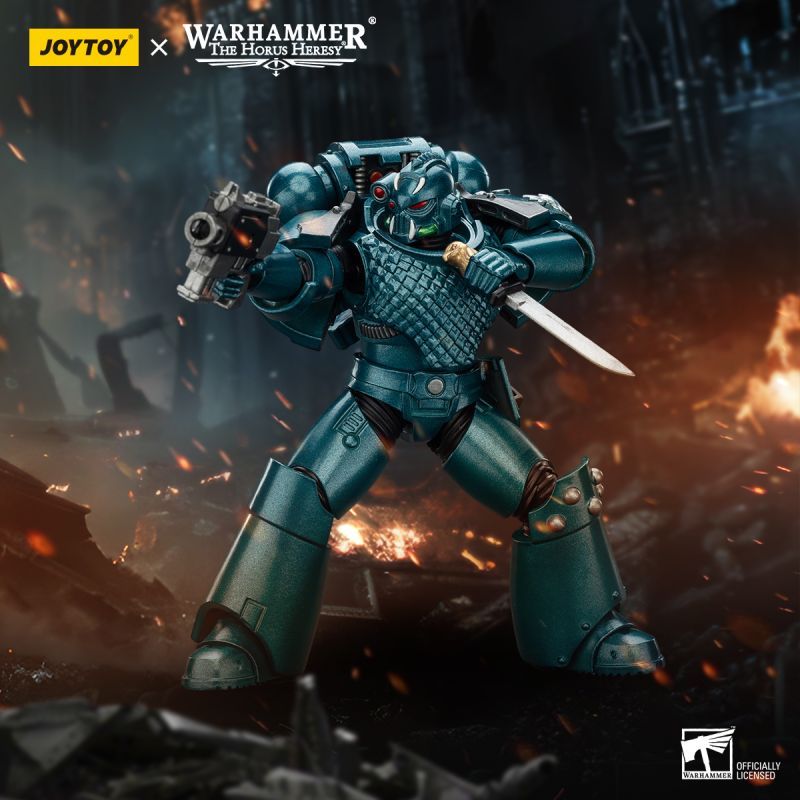 [Pre-sale] JOYTOY Warhammer The Horus Heresy Alpha Legion Headhunter With Banestrike Combi-Bolter And Power Dagger