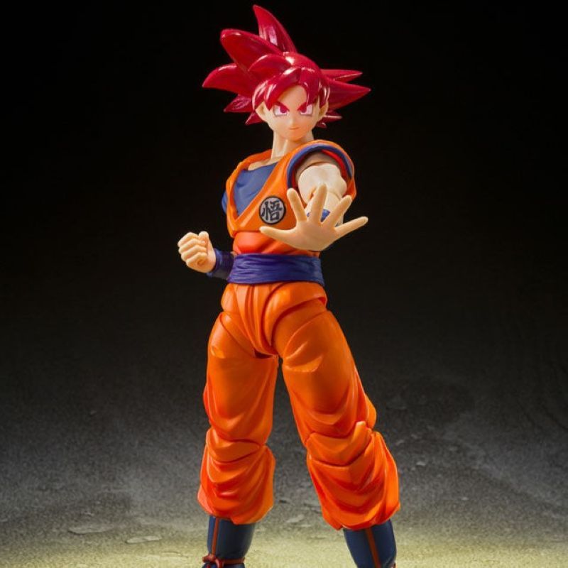 [In stock] Bandai S.H.Figuarts Super Saiyan God Son Goku -The Saiyan God of Righteousness