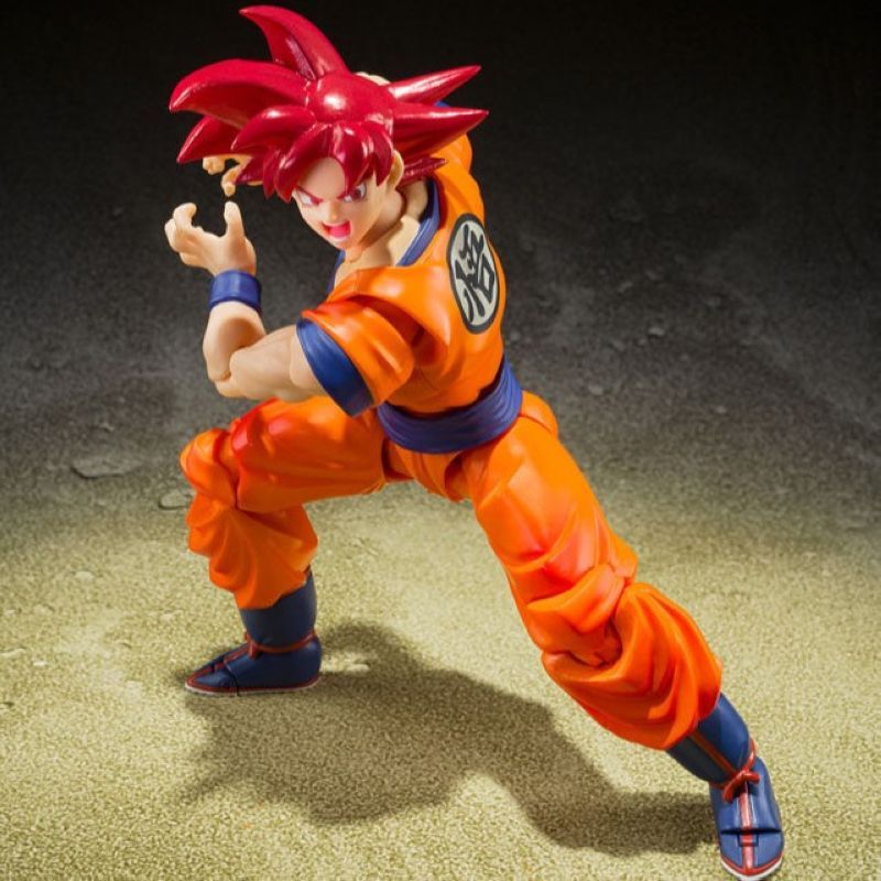 [In stock] Bandai S.H.Figuarts Super Saiyan God Son Goku -The Saiyan God of Righteousness