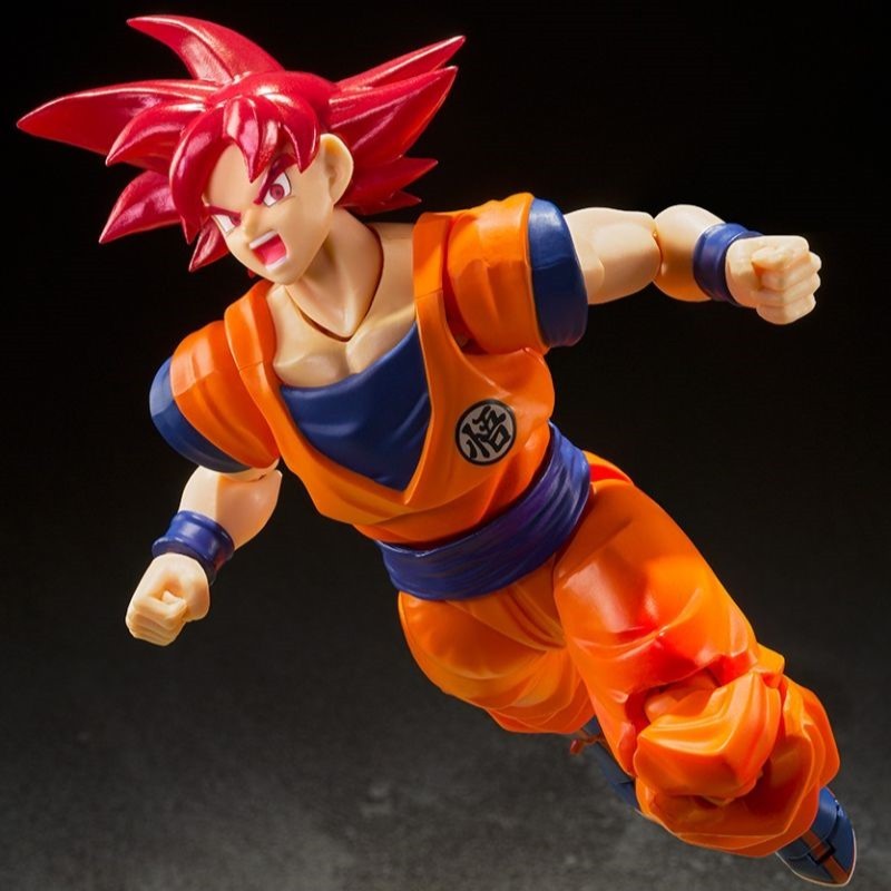 [In stock] Bandai S.H.Figuarts Super Saiyan God Son Goku -The Saiyan God of Righteousness