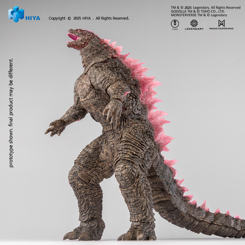 HIYA TOYS ハイヤトイズゴジラGODZILLA HEAT RAY Ver HIYA Exquisite Basic Series None Scale 7 Inch Godzilla x