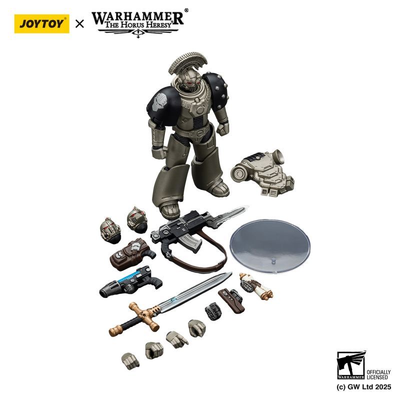 [Pre-sale] JOYTOY Warhammer The Horus Heresy Iron Warriors MKVI Tactical Sergeant with Power Sword and Plasma Pistol