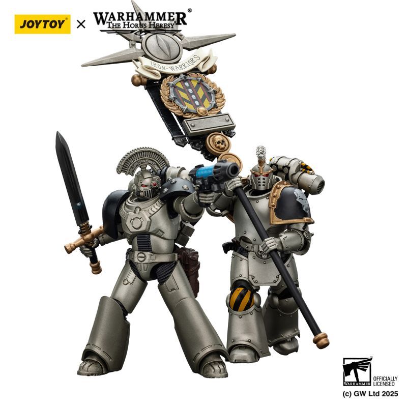 [Pre-sale] JOYTOY Warhammer The Horus Heresy Iron Warriors MKVI Tactical Sergeant with Power Sword and Plasma Pistol