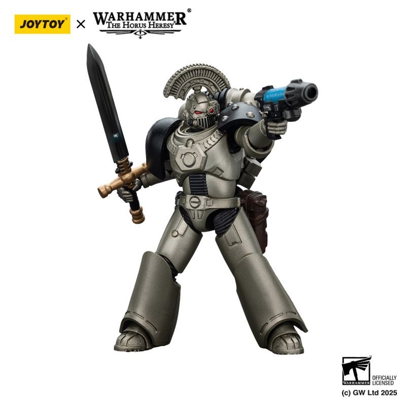 [Pre-sale] JOYTOY Warhammer The Horus Heresy Iron Warriors MKVI Tactical Sergeant with Power Sword and Plasma Pistol