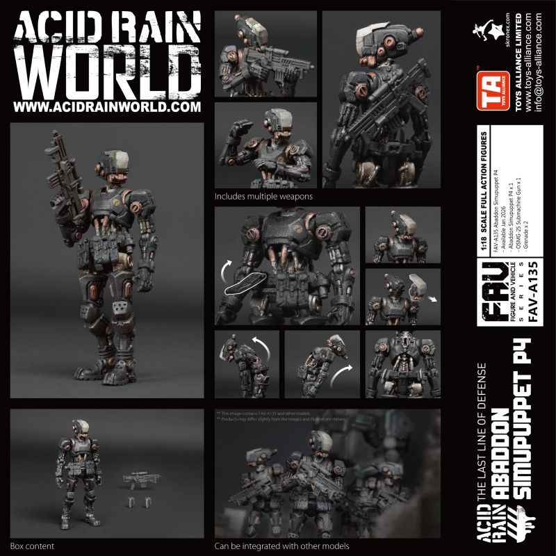 [Pre-sale] Acid Rain FAV-A135 Abaddon Simupuppet P4