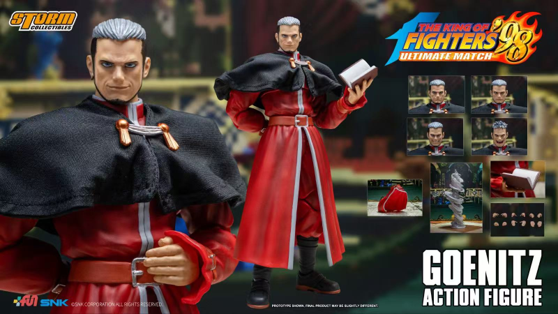 [In stock] Storm Toys SKKF11RD The King of Fighters’98 Ultimate Match Boss Goenitz Different Color Red Version