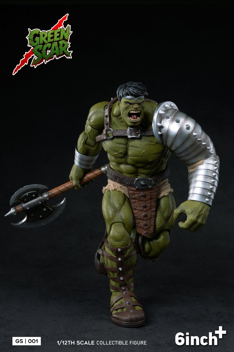 6inchplus Greenscar Hulk Action Figure