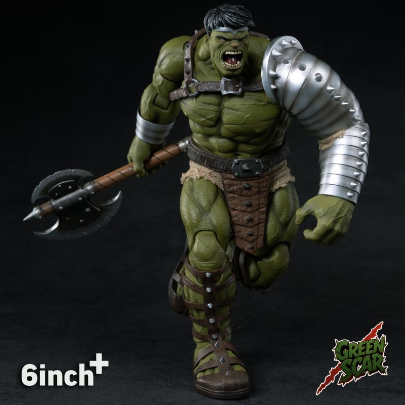 6inchplus Greenscar Hulk Action Figure