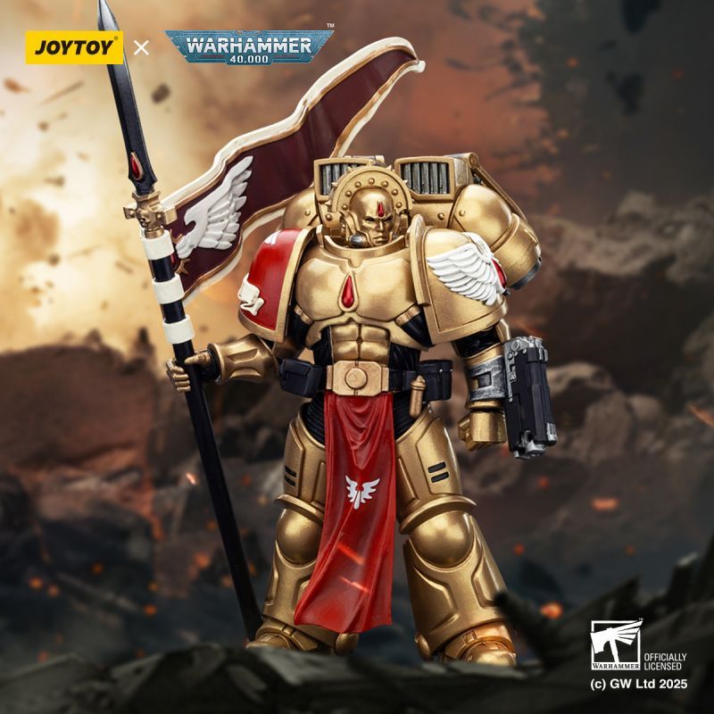 [Pre-sale] JOYTOY Warhammer 40K Blood Angels Sanguinary Guard 3 with Angelus Boltgun and Encarmine Spear